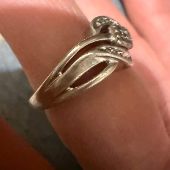 Vintage Sterling 925 Diamond Mom Ring (has video) - Picture 11 of 17